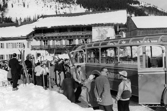 Skiausflug in den 50ern