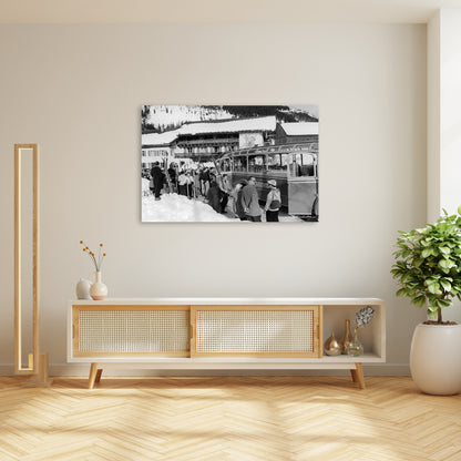 Skiausflug in den 50ern