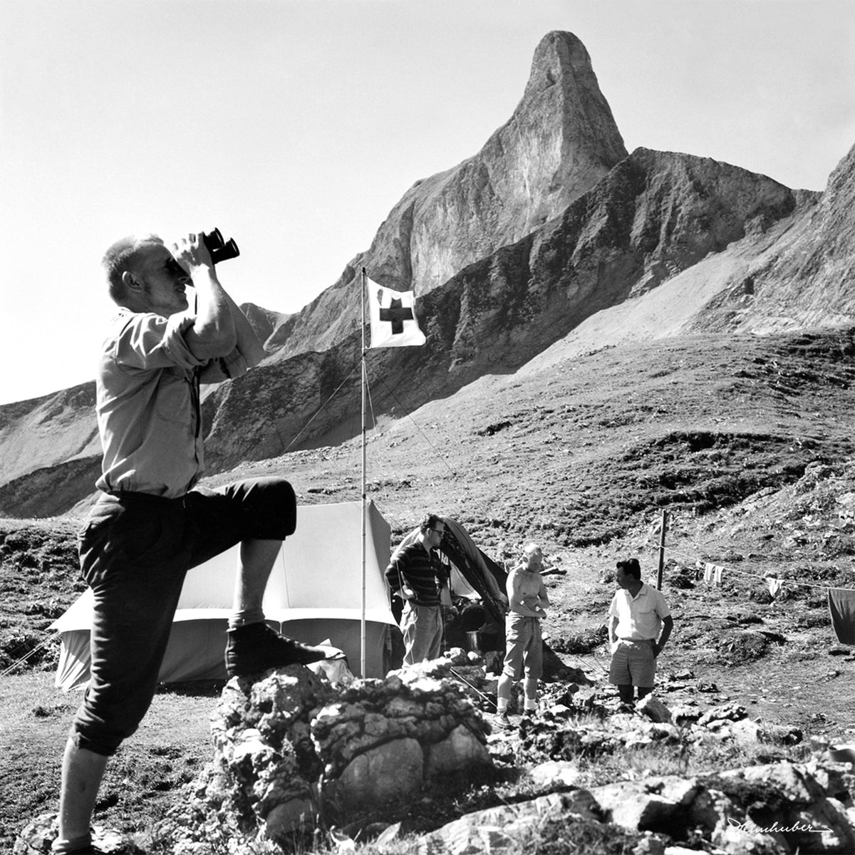 1. Bergwachtposten am Laufbacher Eck