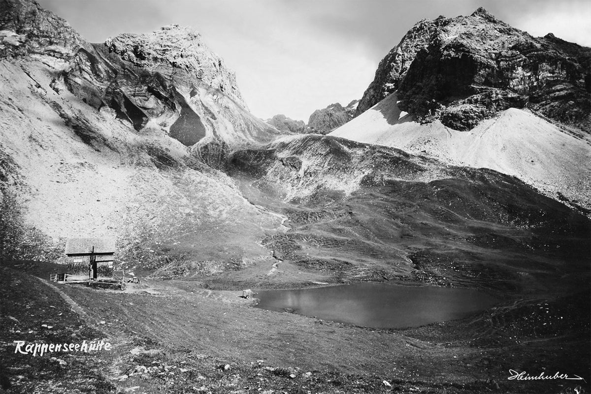 Rappenseehütte anno 1885