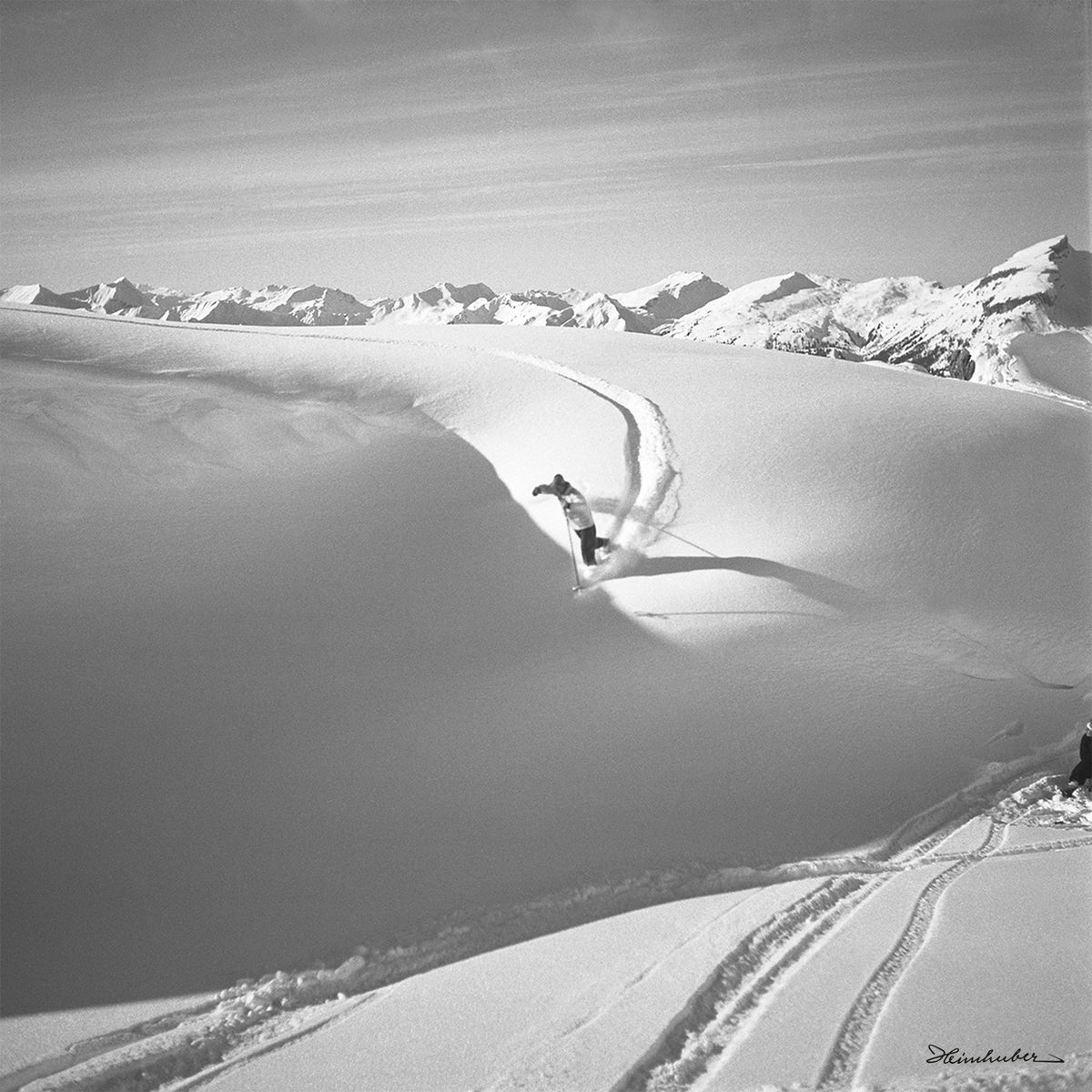 Skifahrer im Wildental
