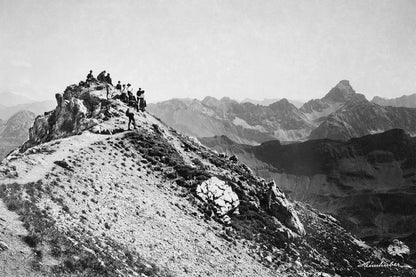 Am Nebelhorngipfel