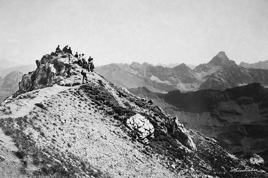 Am Nebelhorngipfel