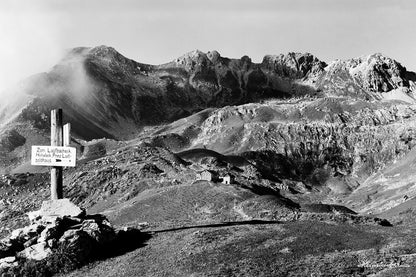 Wegweiser am Nebelhorn