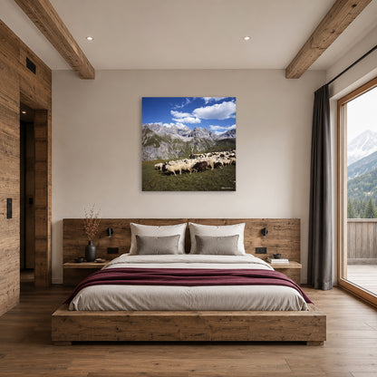 Schafherde mit Krottenkopf