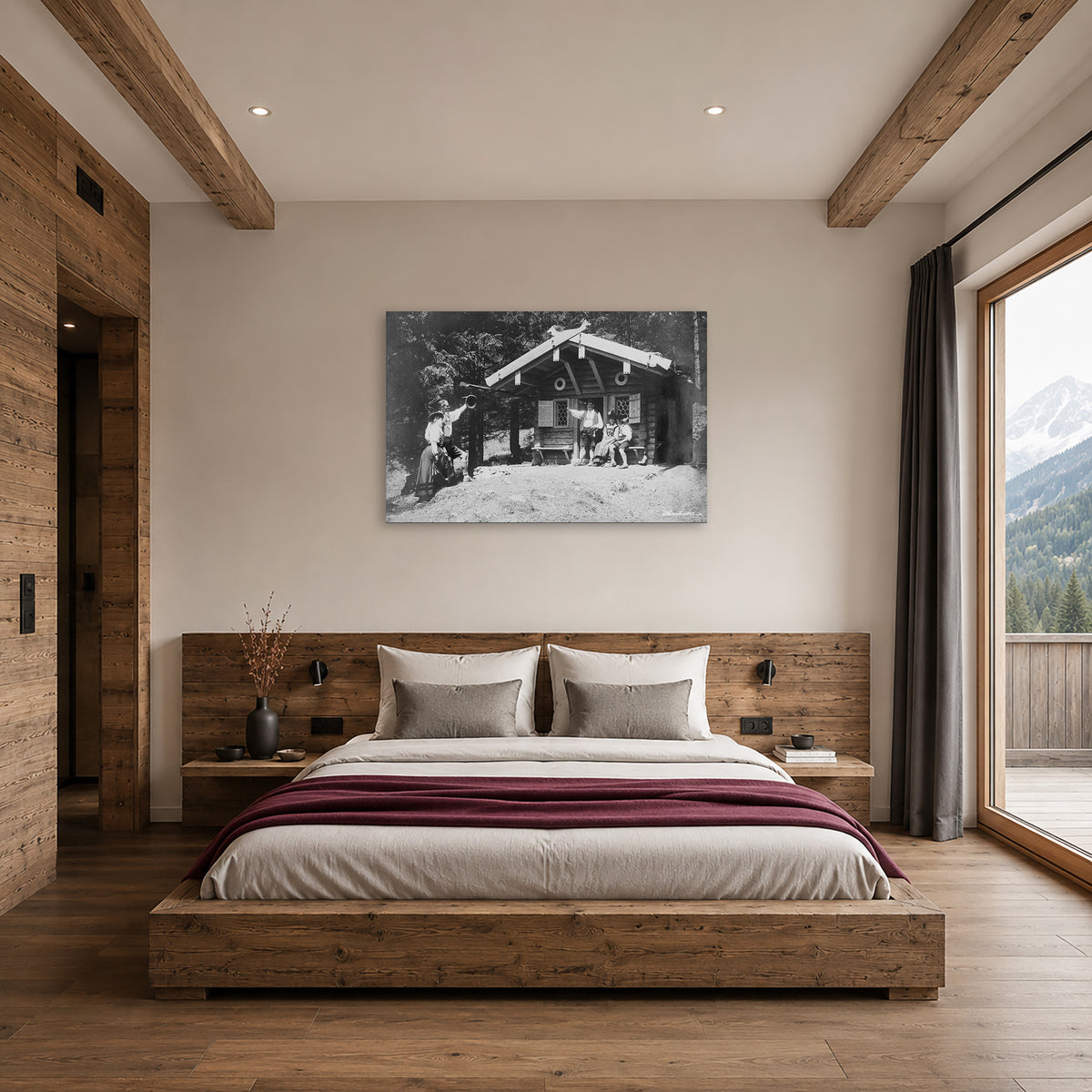 Waldhütte der Gebirgstrachten Hindelang