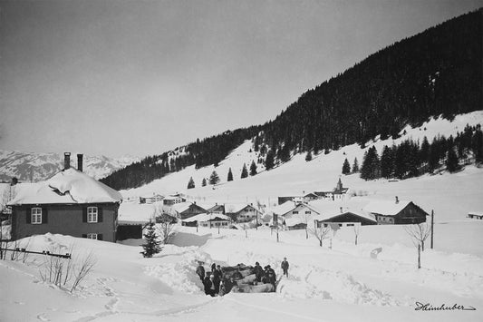 Zollhaus Oberjoch im Winter