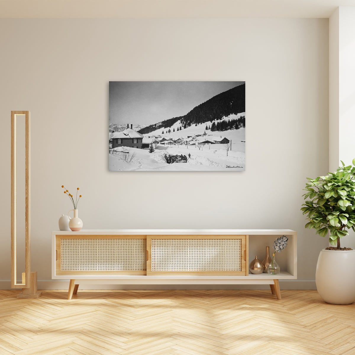 Zollhaus Oberjoch im Winter