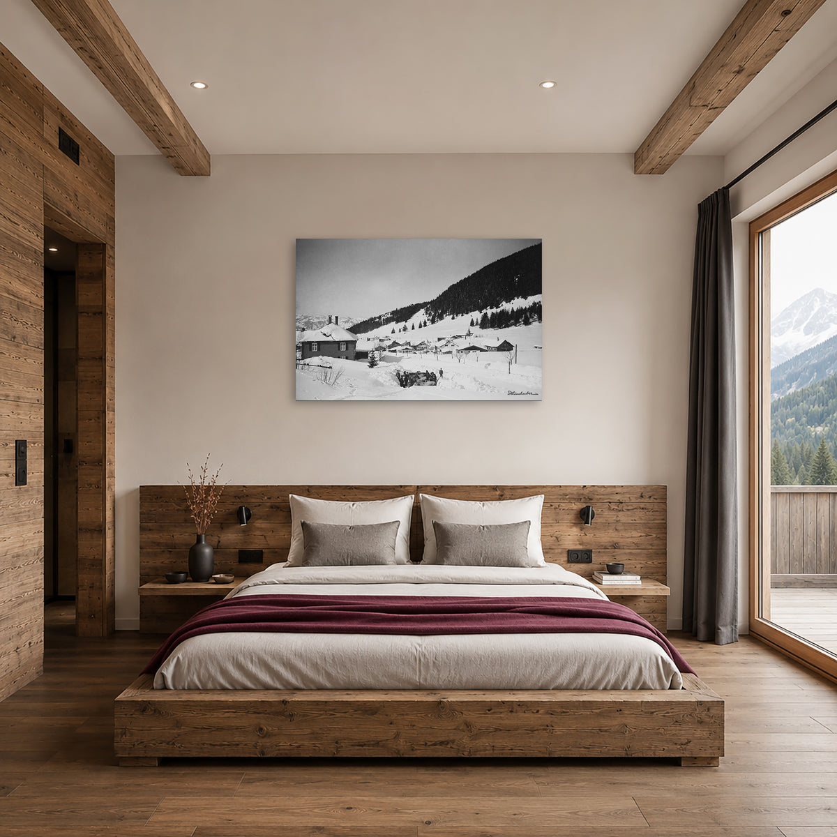 Zollhaus Oberjoch im Winter