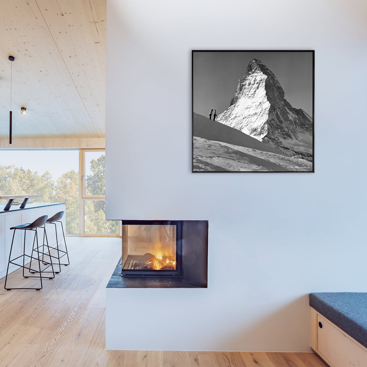 Matterhorn im Winter
