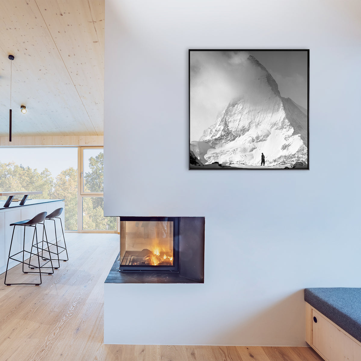 Matterhorn mit Wolkenfahne