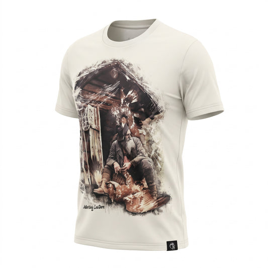 Herren Trachten T-Shirt „Adlerkönig Leo Dorn“ – Bio-Baumwolle