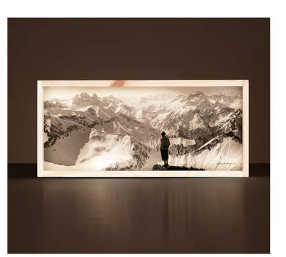 Edition Heimhuber Leuchtbox – Der Bergblick