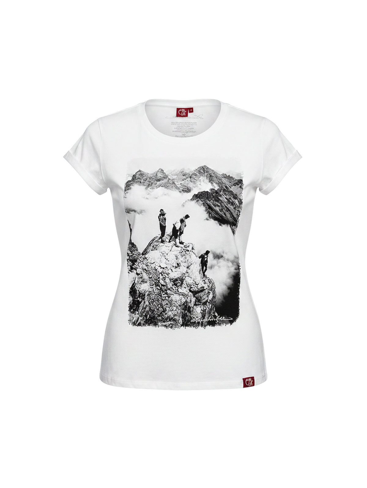 T-Shirt Damen Auf der Trettach