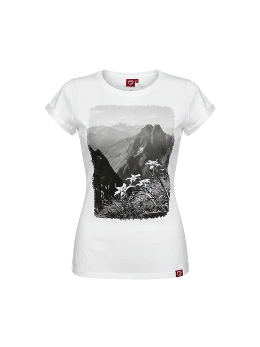 T-Shirt Damen Höfats mit Edelw