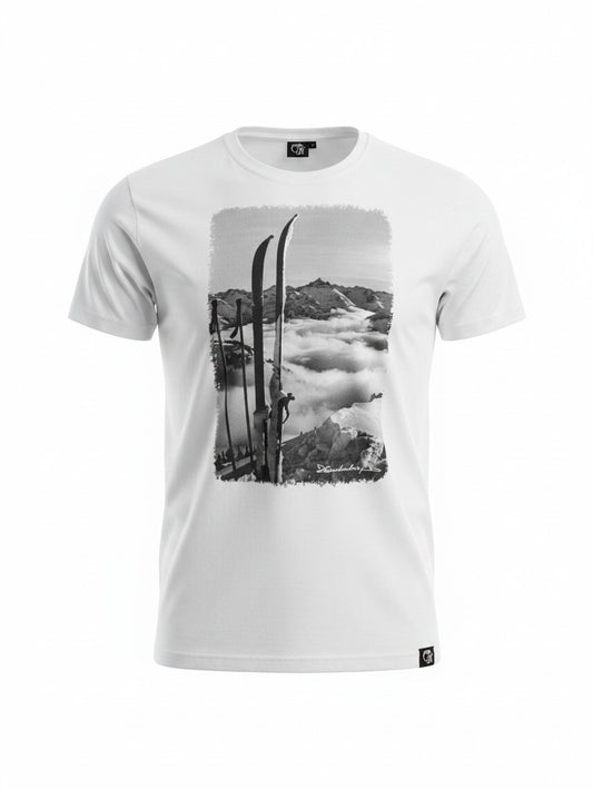 T-Shirt Herren Blick zum Hochv