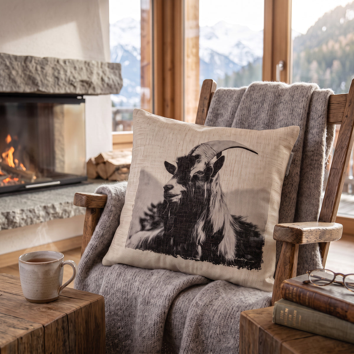 Edition Heimhuber Kissen – Geißbock