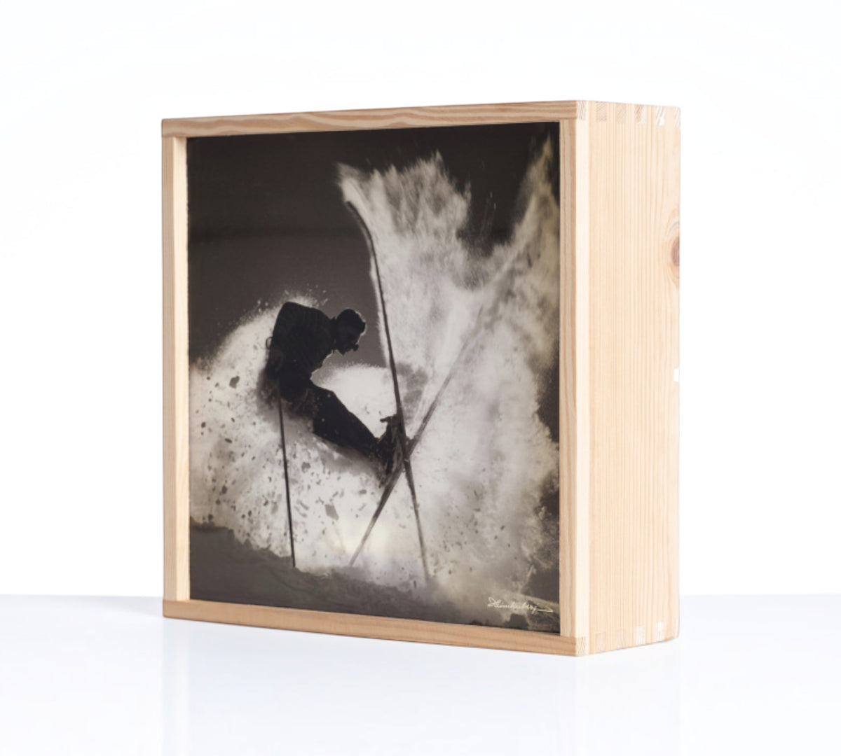 Edition Heimhuber Leuchtbox – Skiakrobat