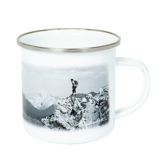 Edition Heimhuber Emaille-Tasse – Klettersteig