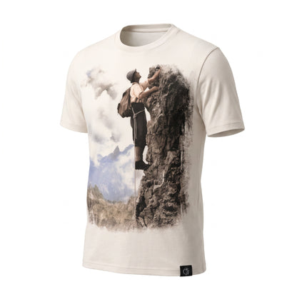 Herren Trachten T-Shirt „Bergsteiger“ – Bio-Baumwolle