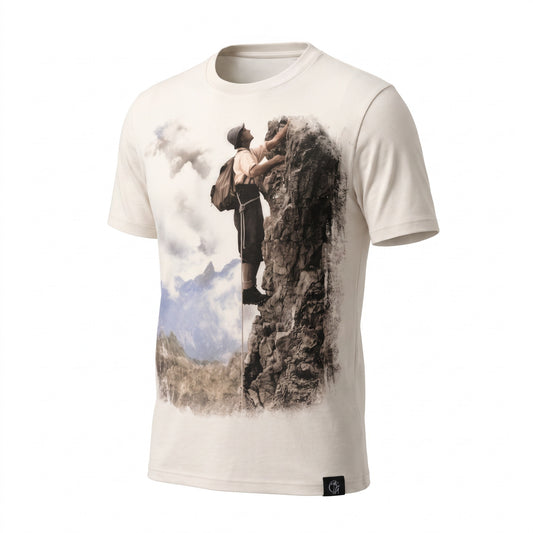 Herren Trachten T-Shirt „Bergsteiger“ – Bio-Baumwolle