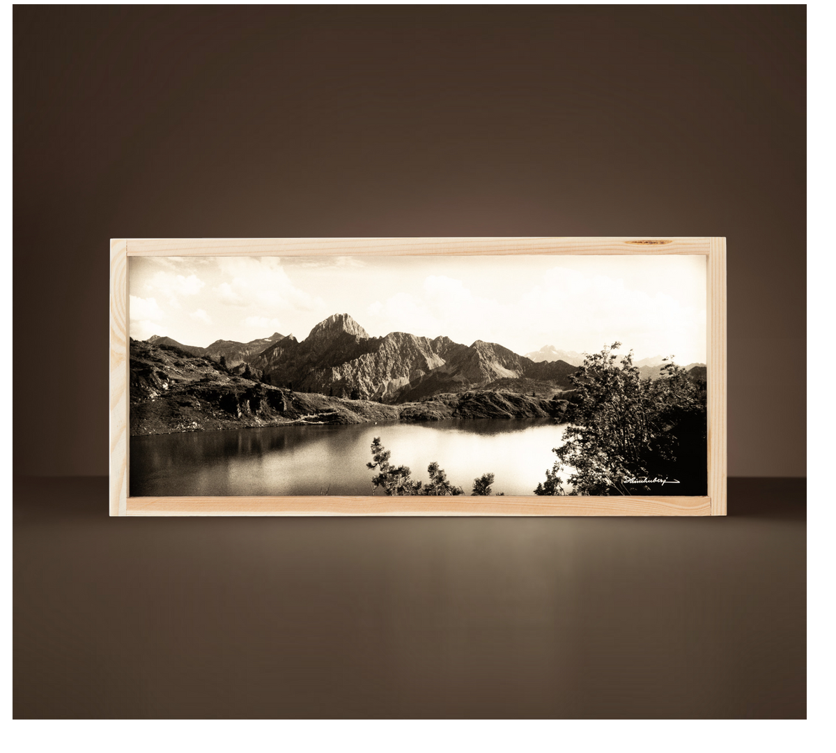 Edition Heimhuber Leuchtbox – Seealpsee mit Höfats