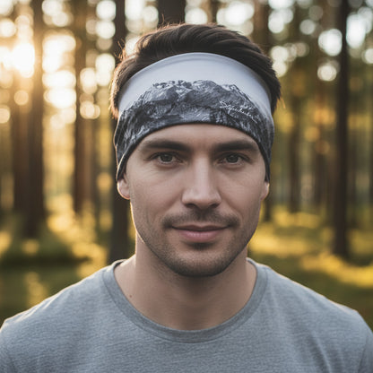 Edition Heimhuber Performance Stirnband – Alpenpanorama