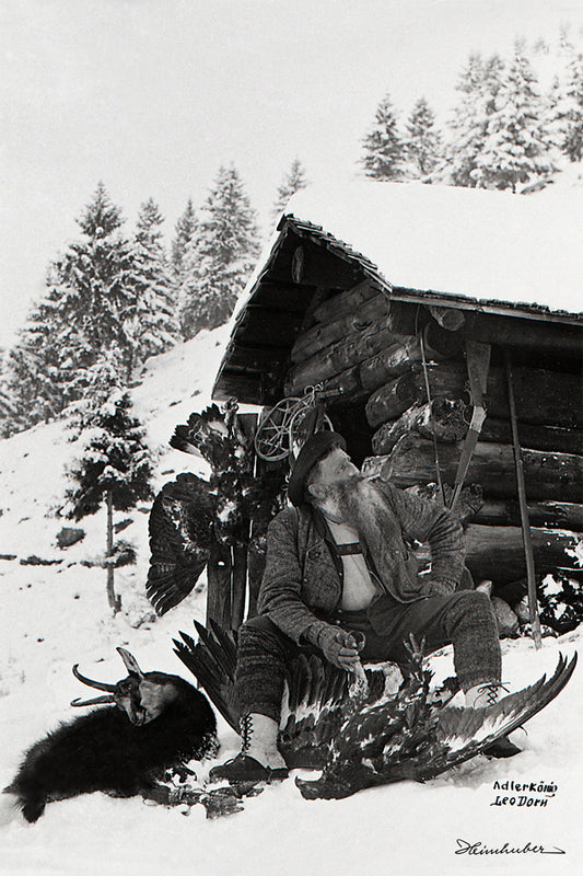 Adlerkönig Leo Dorn - Portrait im Winter