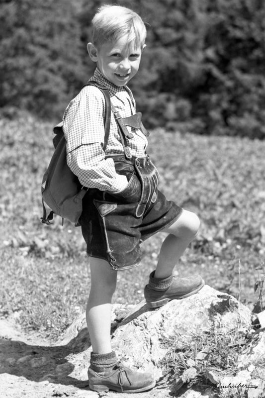 Bub in Wanderkluft