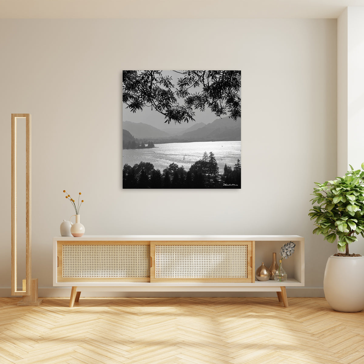 Alpsee mit Booten
