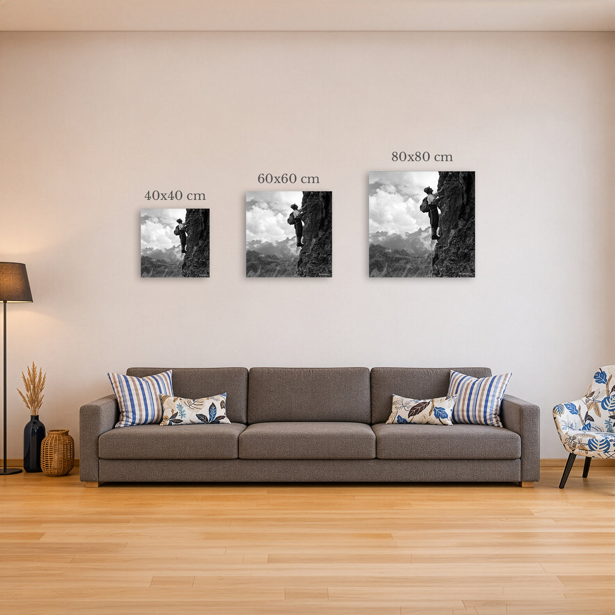 Kletterer am Schafalpkopf