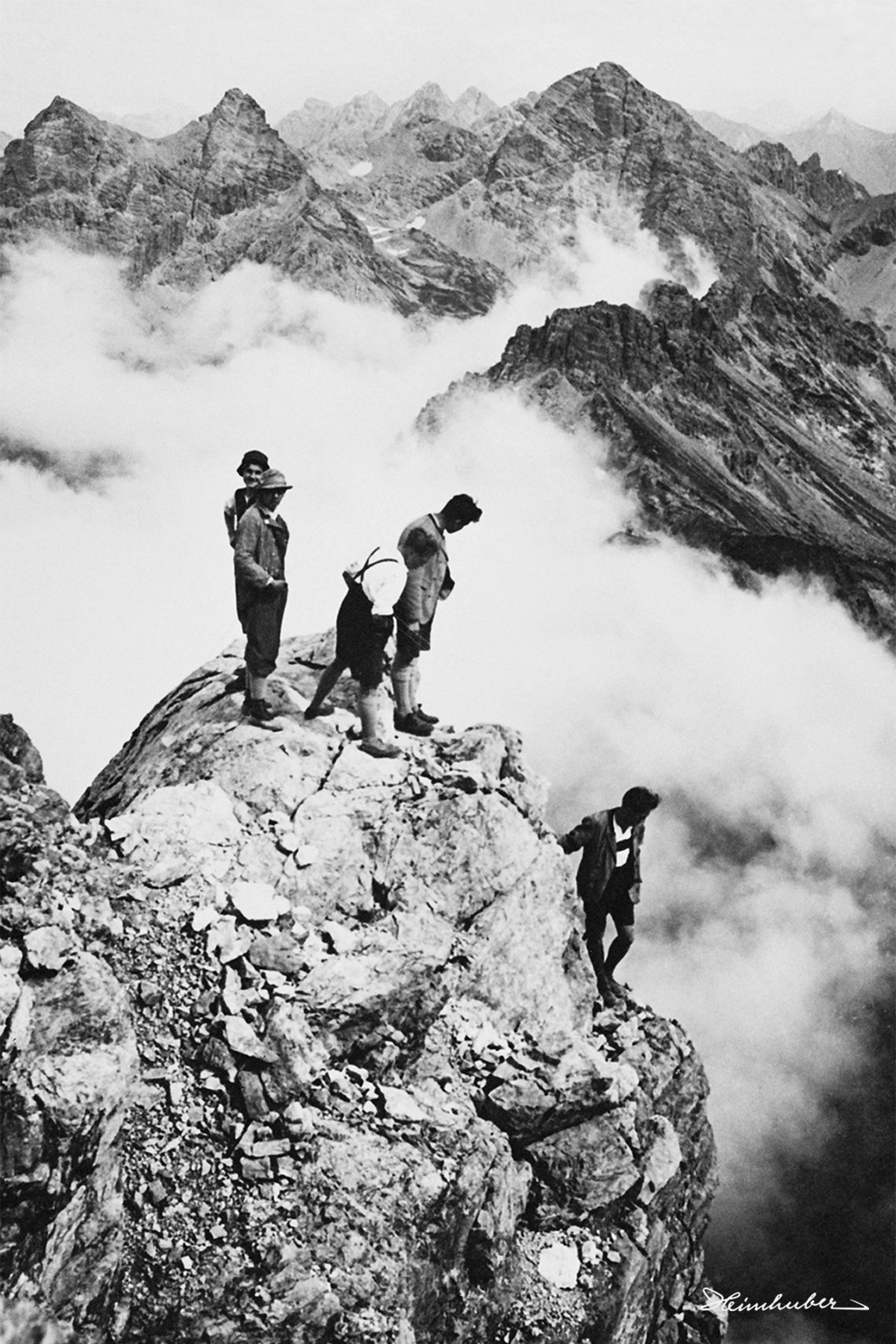 Auf dem Gipfel der Trettach