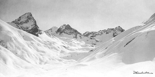 Roggspitze im Winter