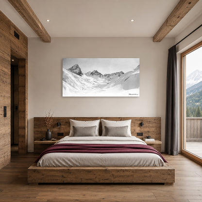 Roggspitze im Winter