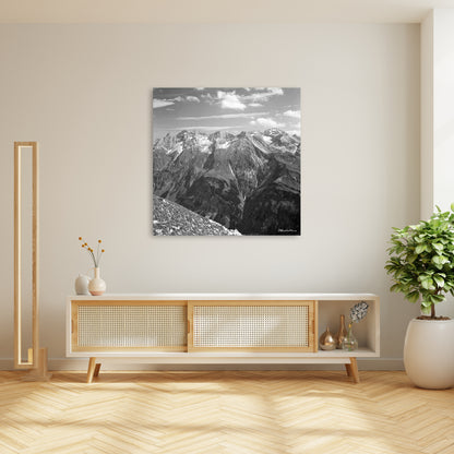Blick vom Mindelheimer Klettersteig