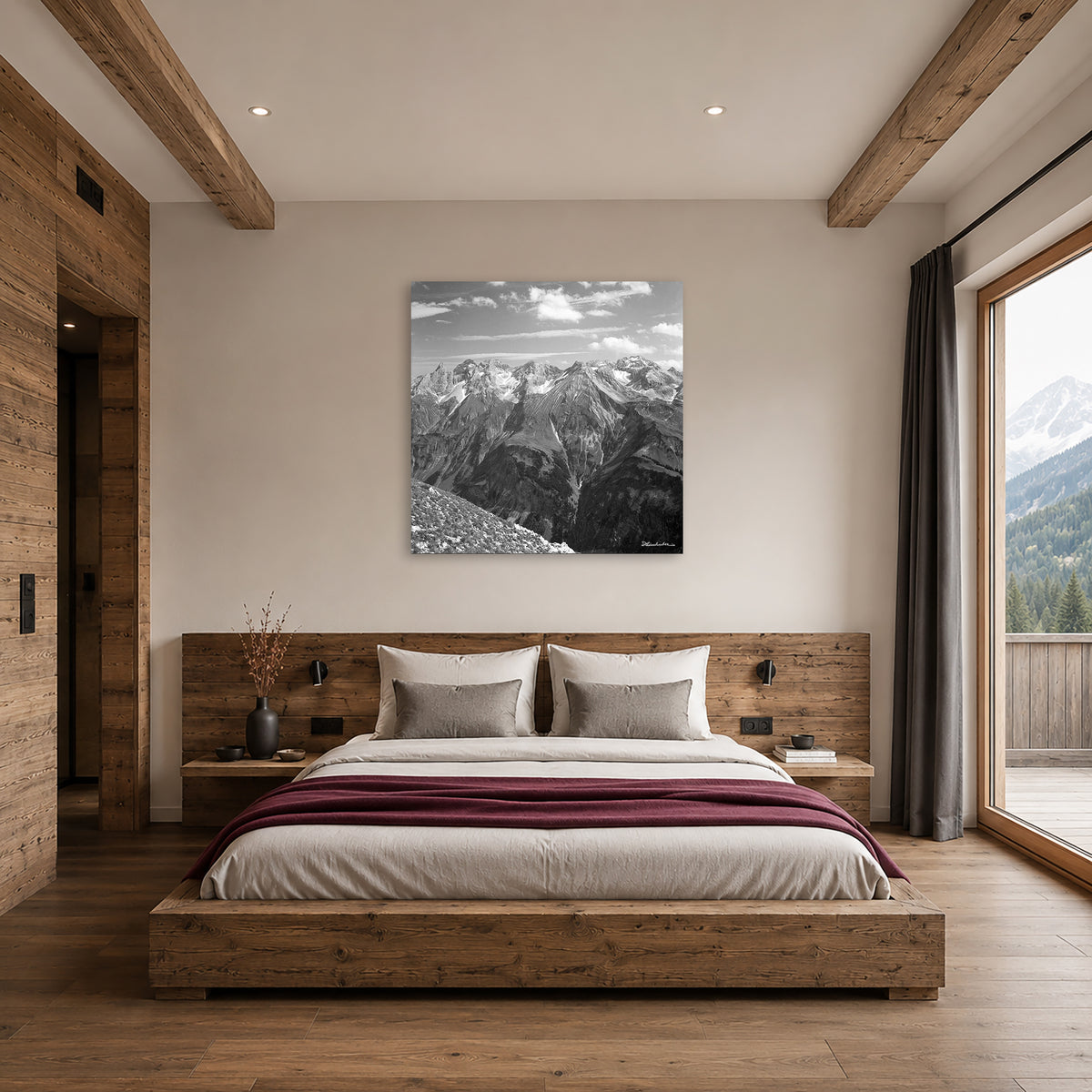 Blick vom Mindelheimer Klettersteig