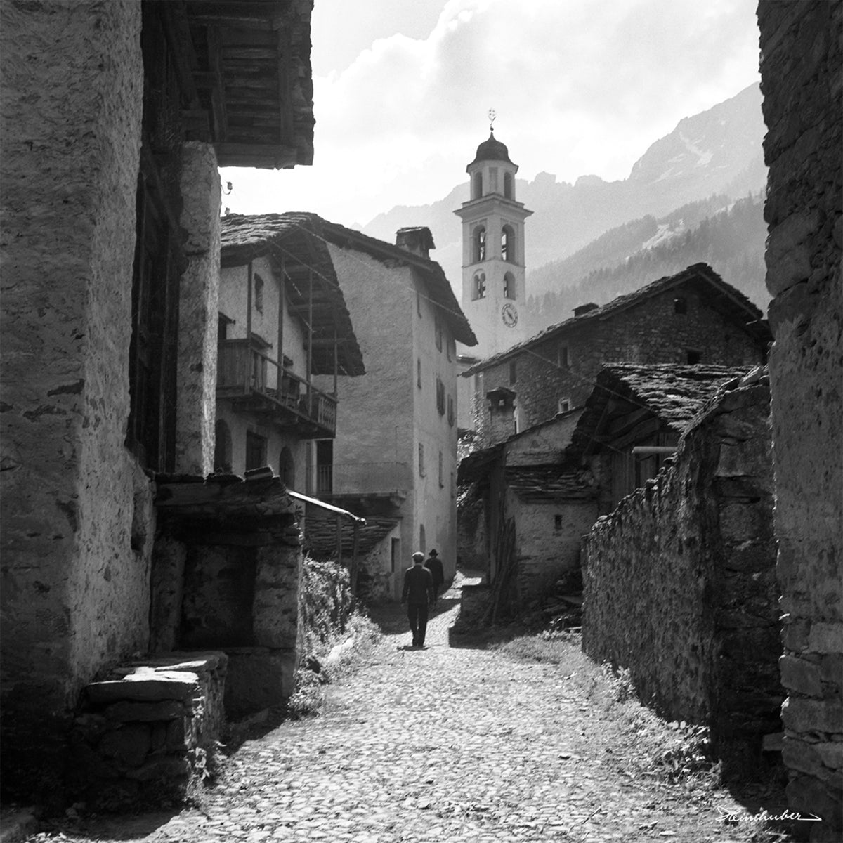 Dorfgasse von Castasegna