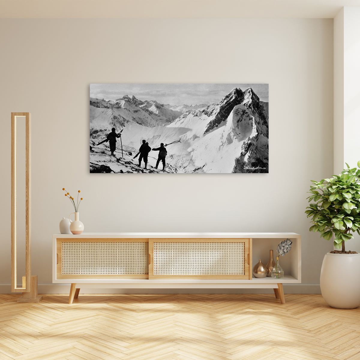 Erste Skitour am Himmeleck