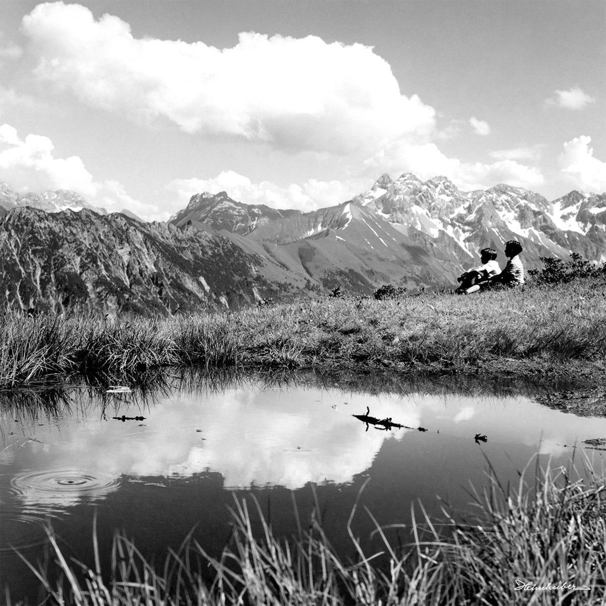 Buben am Schlappoldsee