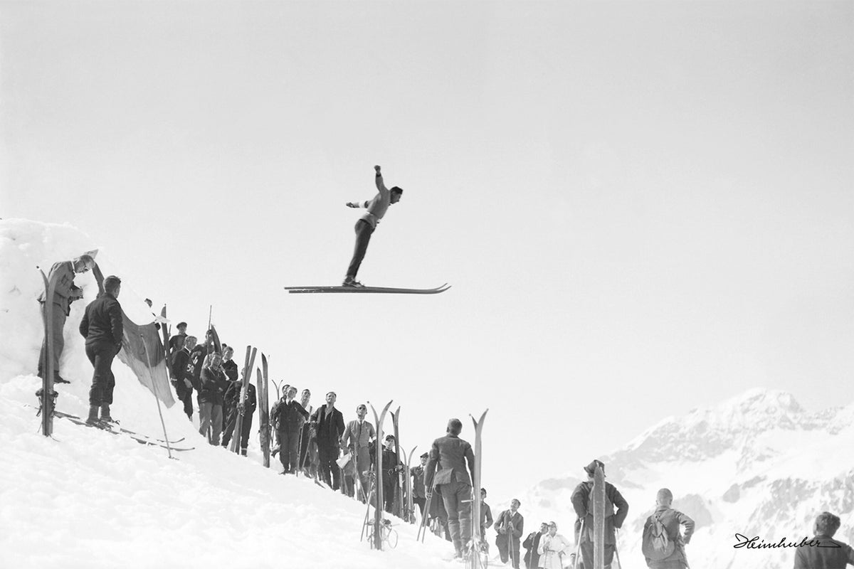 Hannes Schneider in St. Christoph