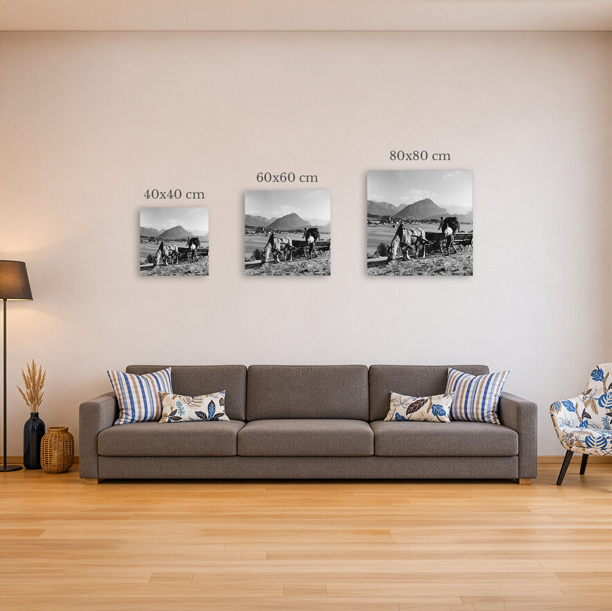 Heuwagen vor Oberstdorf
