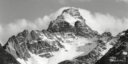 Hochvogel mit Schnee