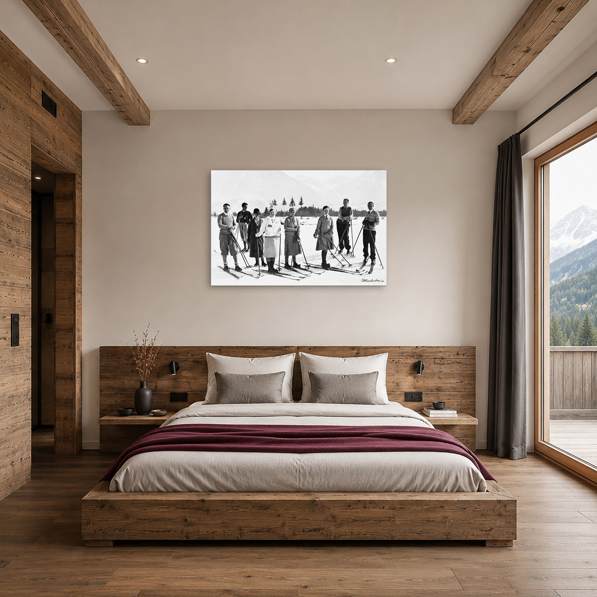 Prinzessin auf Skiern