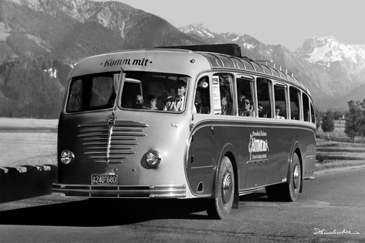 Fahrt in die Berge