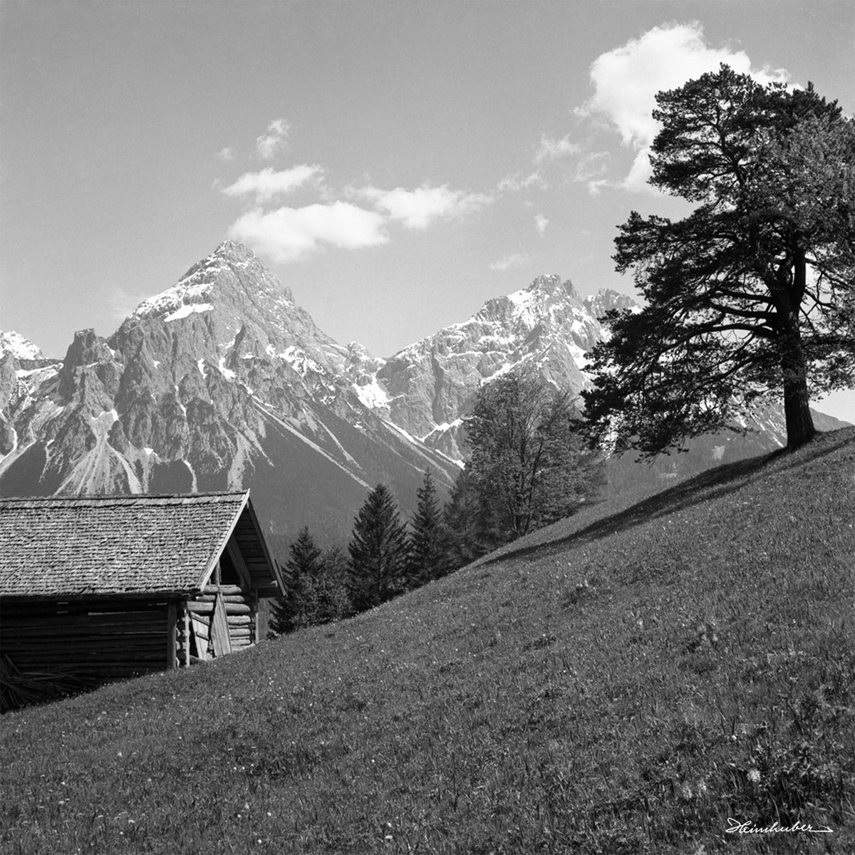 Blick zur Sonnenspitze