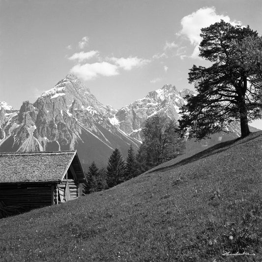 Blick zur Sonnenspitze