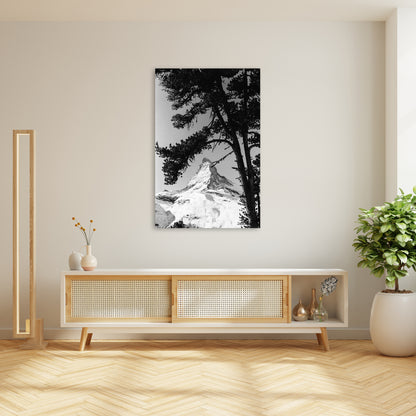 Matterhorn mit Baum