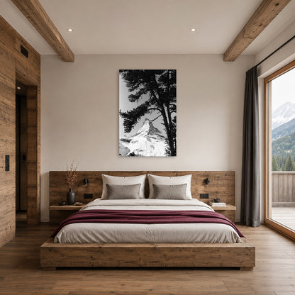 Matterhorn mit Baum