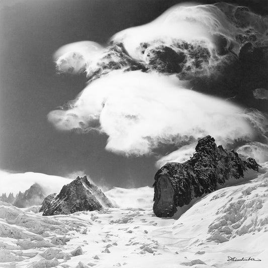 Wolkenspiel am Mont Blanc