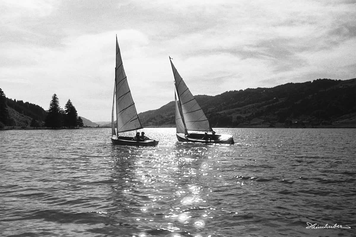 Segelboote auf dem Alpsee